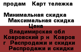 продам   Карт тележка ,Hover Kart,Giro kart › Минимальная скидка ­ 5 › Максимальная скидка ­ 30 › Цена ­ 3 900 - Владимирская обл., Ковровский р-н, Ковров г. Распродажи и скидки » Распродажи и скидки на товары   . Владимирская обл.